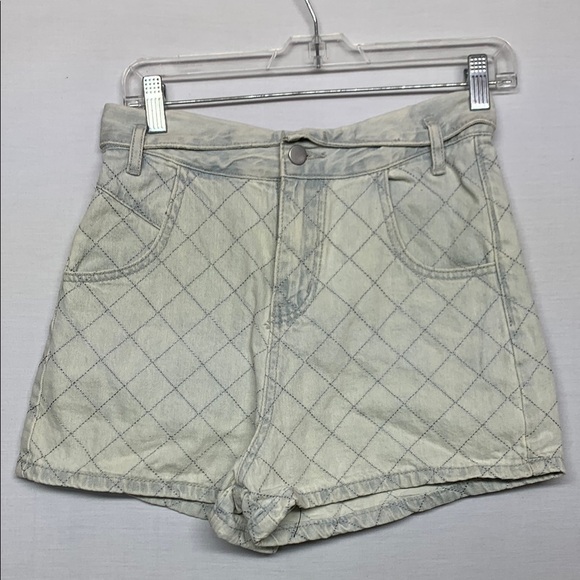 Cloud Ten Quilted Denim Shorts | NWT Size Small - Picture 1 of 9